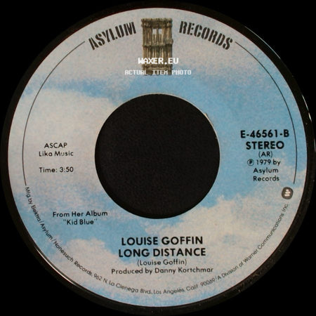 Louise Goffin - Kid Blue / Long Distance side B