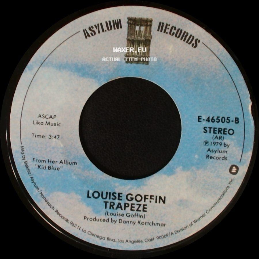 Louise Goffin / Louise Goffin Jimmy And The Tough Kids - Trapeze / Unknown Title B side A