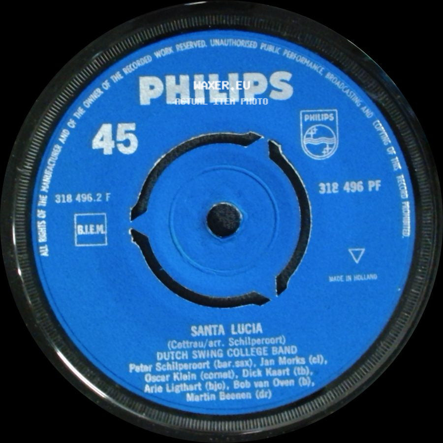 Dutch Swing College Band - Santa Lucia / Wilhelm Tell side A