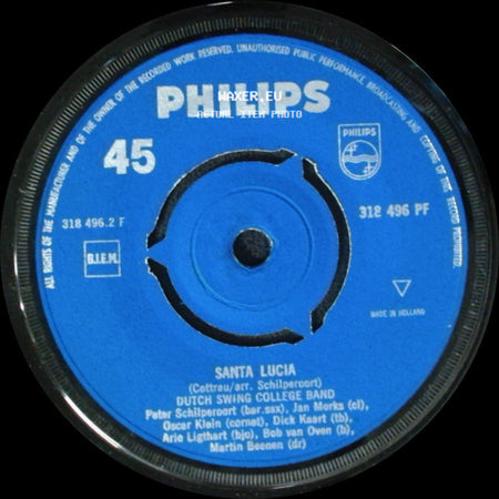 Dutch Swing College Band - Santa Lucia / Wilhelm Tell side A