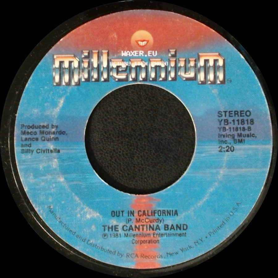 The Cantina Band - Summer '81: Surfer Girl/Fun, Fun, Fun/409/I Getaround/Dance, Dance, Dance/California Girls/Wouldn't It Be Nice/Help Me, Rhonda/Good Vibrations / Out In California side B