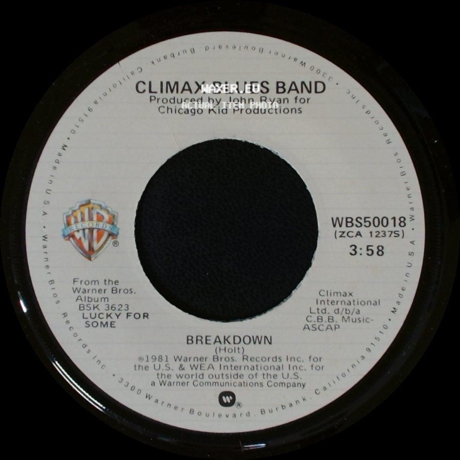 Climax Blues Band - Shake It Lucy / Breakdown side B