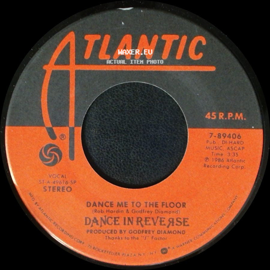 Dance In Reverse - Dance Me To The Floor / Dance Me To The Floor side A