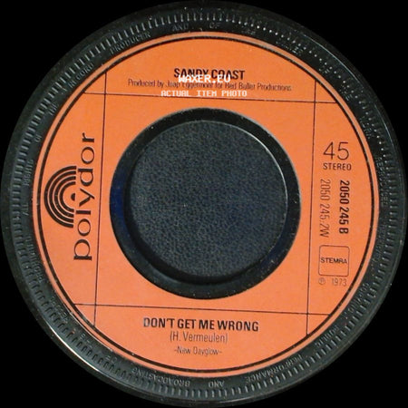 Sandy Coast - Blackboard Jungle Lady / Don't Get Me Wrong side B