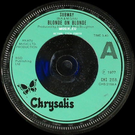 Blonde On Blonde / Subway - Summer Love / Blonde On Blonde side B