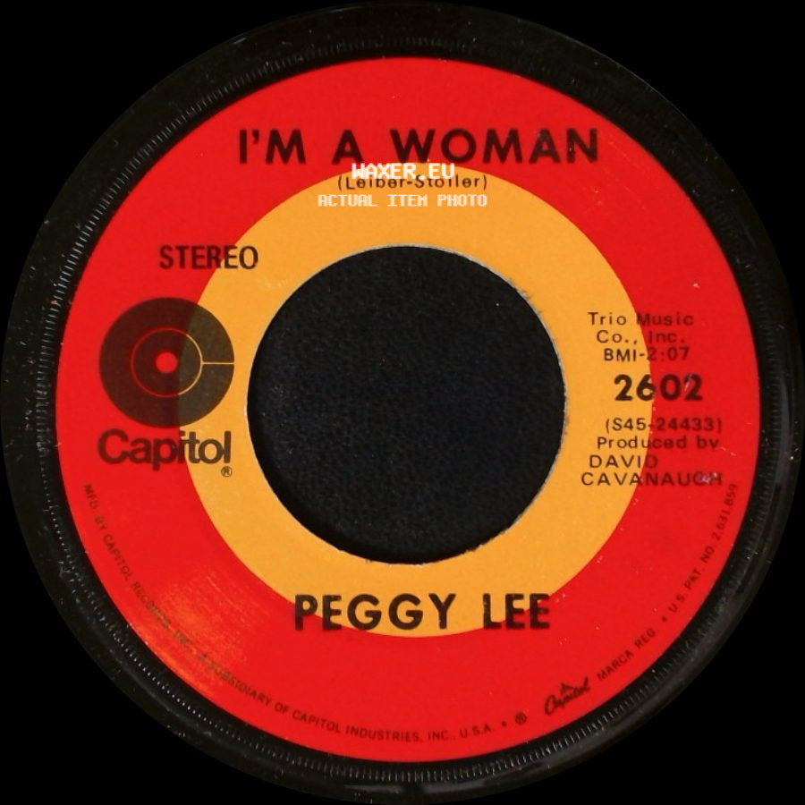 Peggy Lee - I'm A Woman / Is That All There Is side A