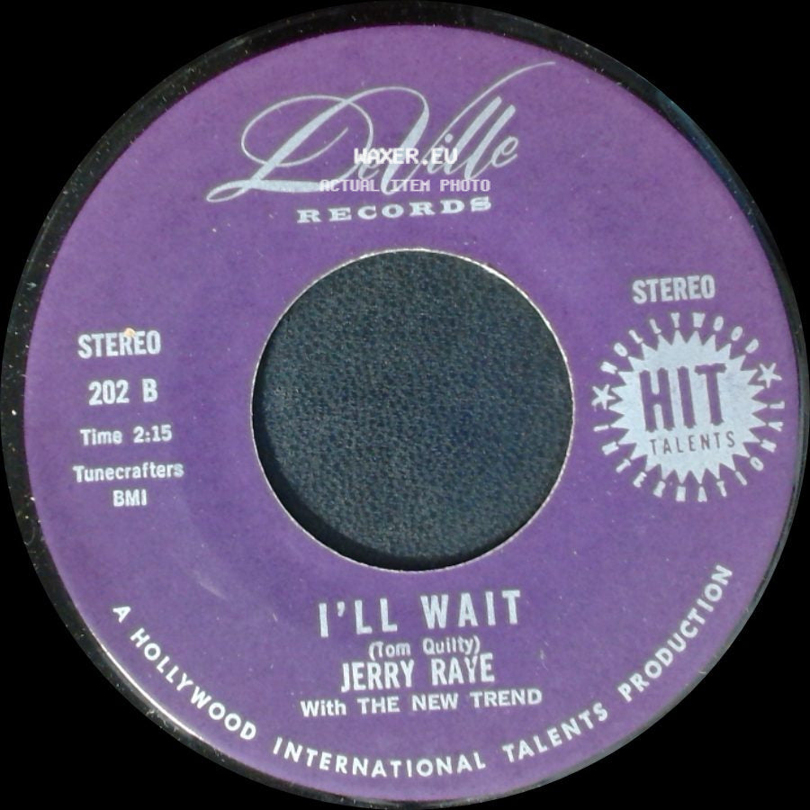 Jerry Raye With The New Trend / Jerry Raye - I'll Wait / Pray For Me side A