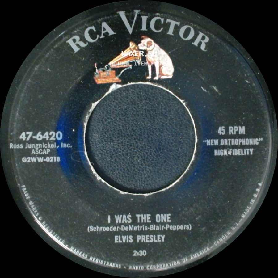 Elvis Presley - I Was The One / Heartbreak Hotel side A