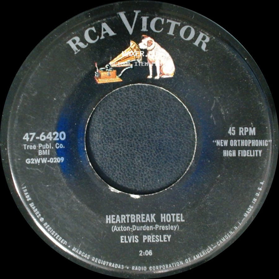 Elvis Presley - I Was The One / Heartbreak Hotel side B
