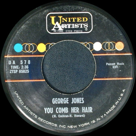 George Jones - You Comb Her Hair / Ain't It Funny What A Fool Will Do side A
