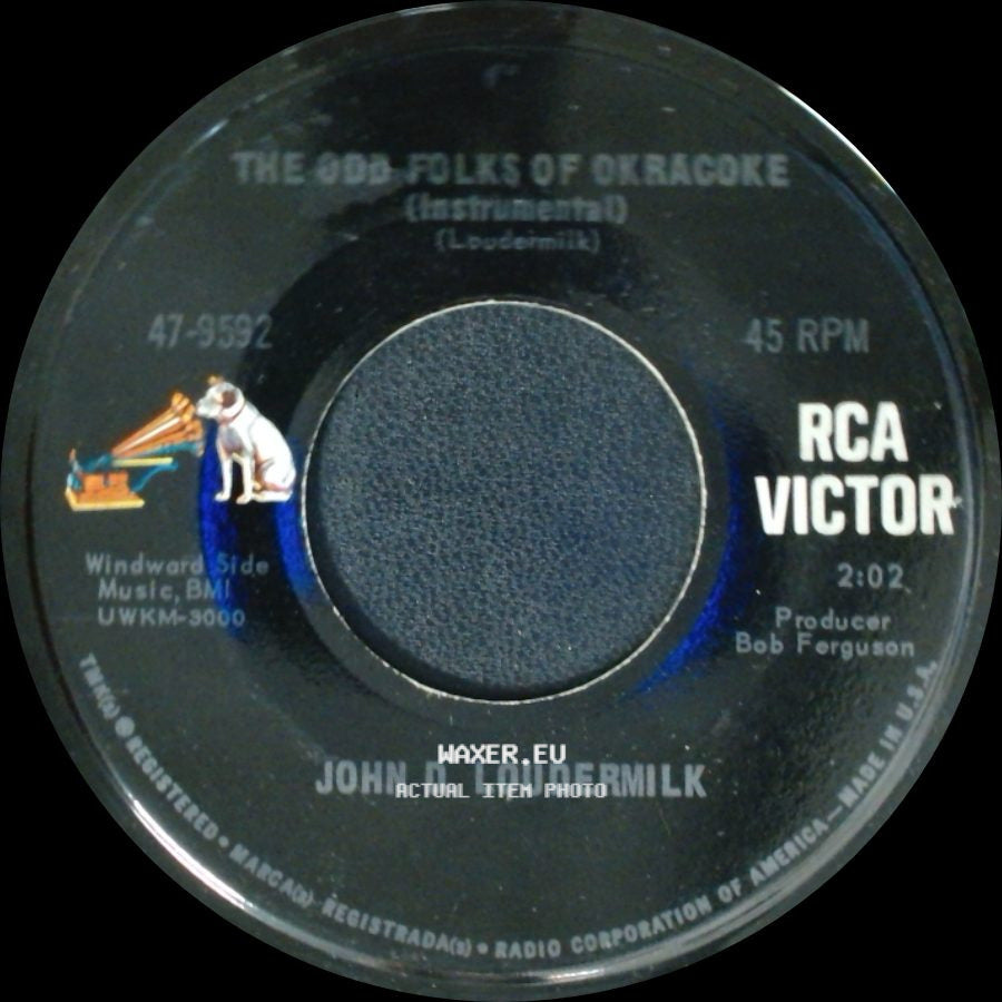 John D. Loudermilk - The Odd Folks Of Okracoke (Instrumental) / Sidewalks (Loudermilk) side A