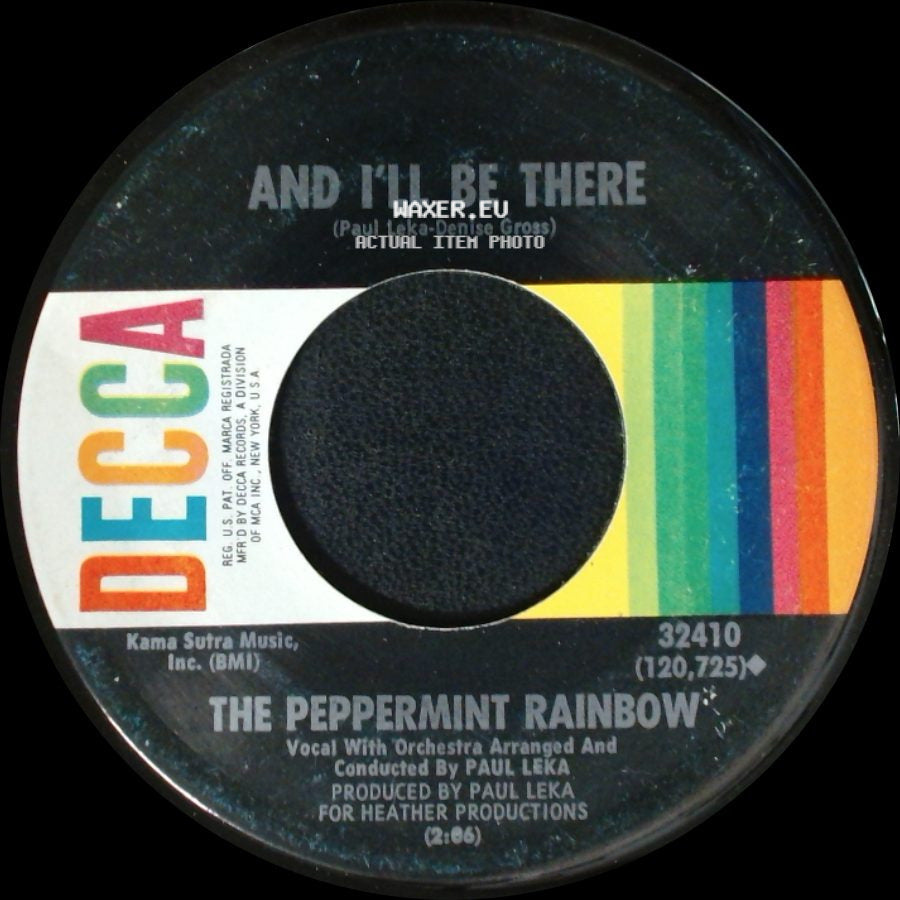 The Peppermint Rainbow - And I'll Be There / Will You Be Staying After Sunday side A