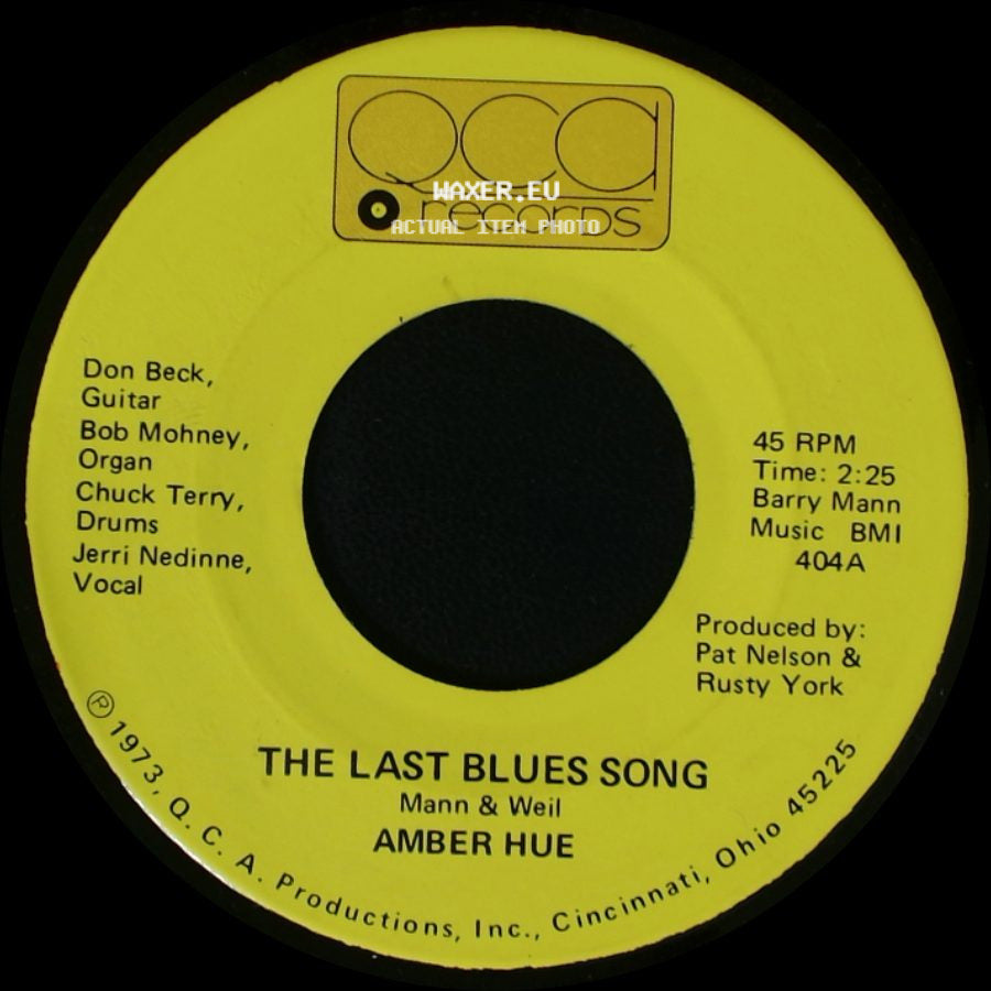 Amber Hue - The Last Blues Song / Road Ladies side A