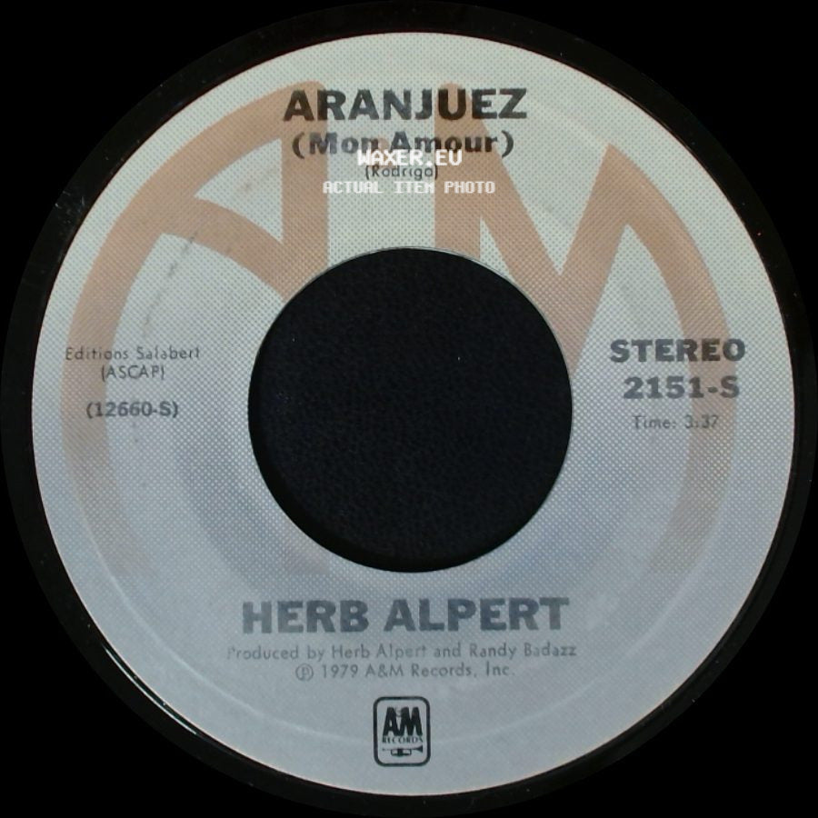 Herb Alpert - Aranjuez (Mon Amour) / Rise side A