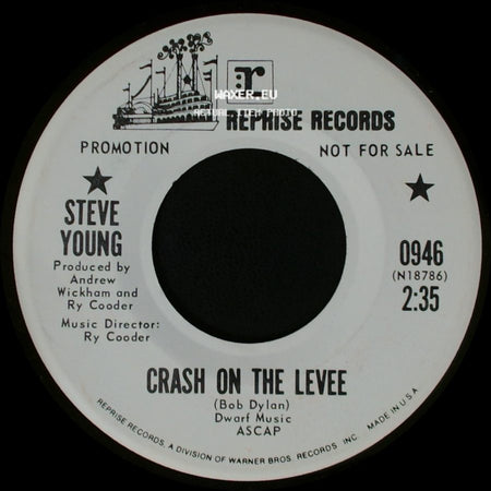Steve Young - Sea Rock City / Crash On The Levee side B