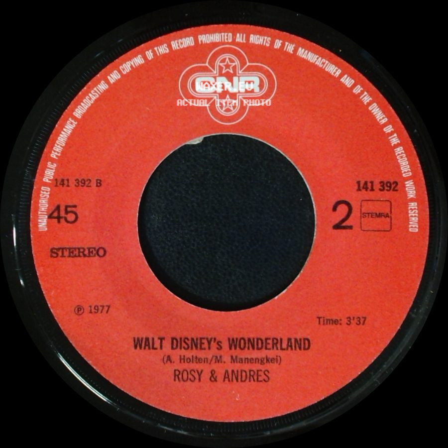 Rosy & Andres - I Believe In You / Walt Disney's Wonderland side B