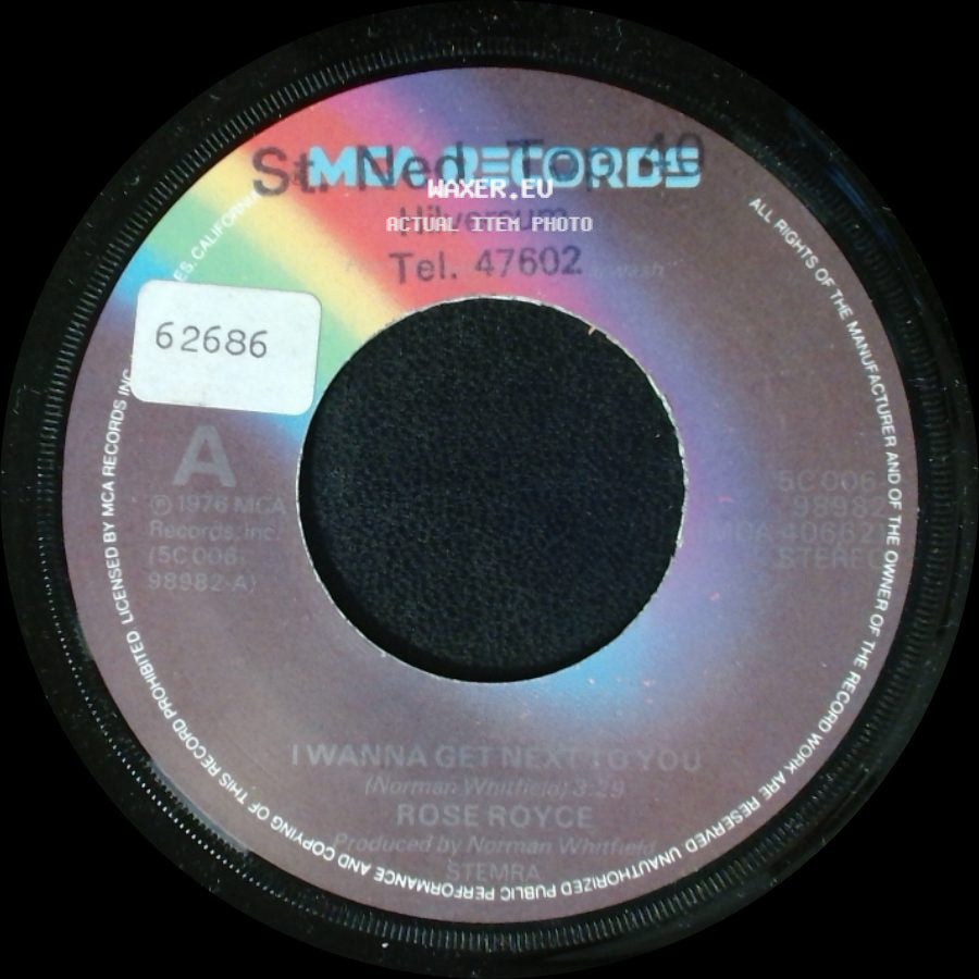 Rose Royce - I Wanna Get Next To You / Sunrise side A