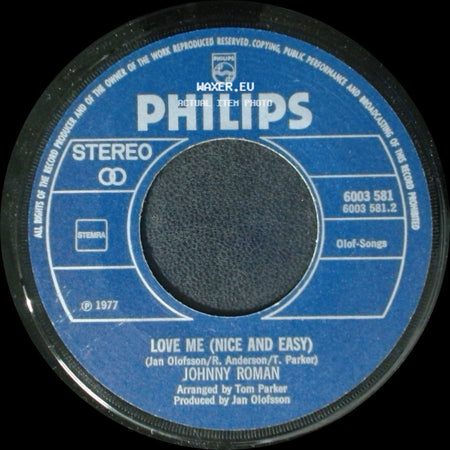 Johnny Roman - You'll Never Know / Love Me (Nice And Easy) side B