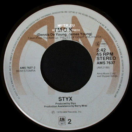 Styx - Babe / I'm O.K. side B