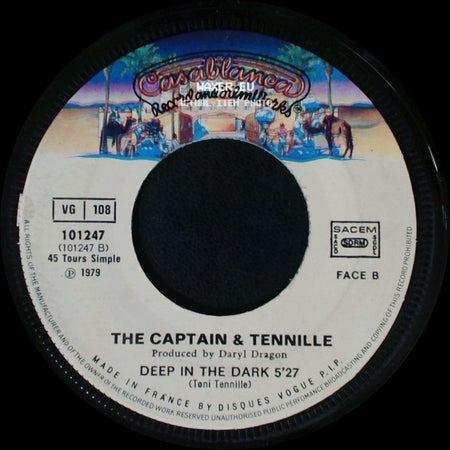 The Captain & Tennille - Deep In The Dark / Do That To Me One More Time side A