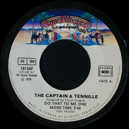 The Captain & Tennille - Deep In The Dark / Do That To Me One More Time side B