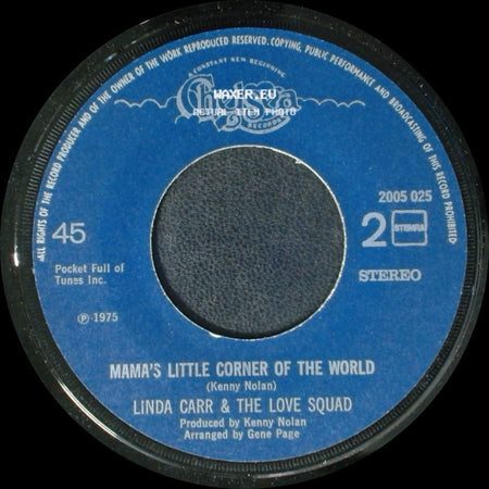 Linda Carr & The Love Squad - Highwire / Mama's Little Corner Of The World side B