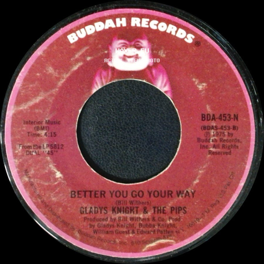 Gladys Knight & The Pips - Better You Go Your Way / Love Finds Its Own Way side A