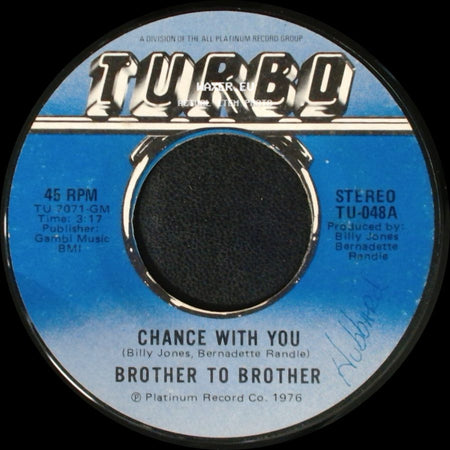 Joni - Brother To Brother / Chance With You / Brother To Brother side B