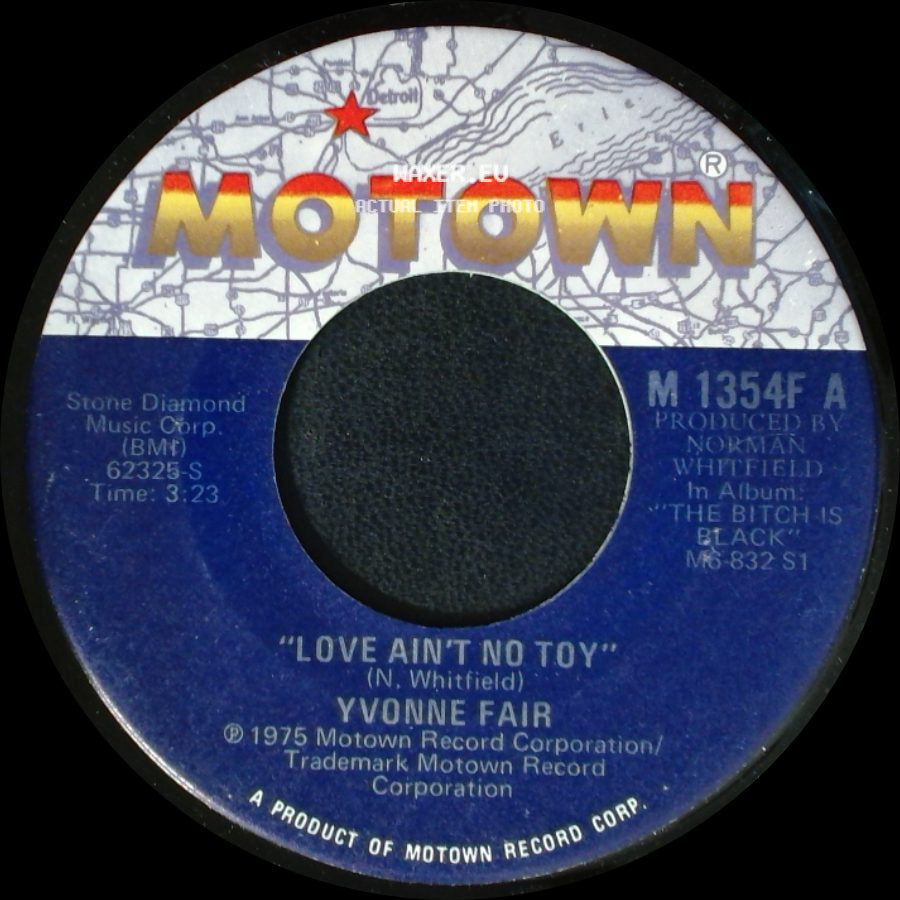 Yvonne Fair - Love Ain't No Toy / You Can't Judge A Book By It's Cover side A