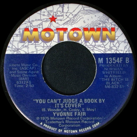 Yvonne Fair - Love Ain't No Toy / You Can't Judge A Book By It's Cover side B