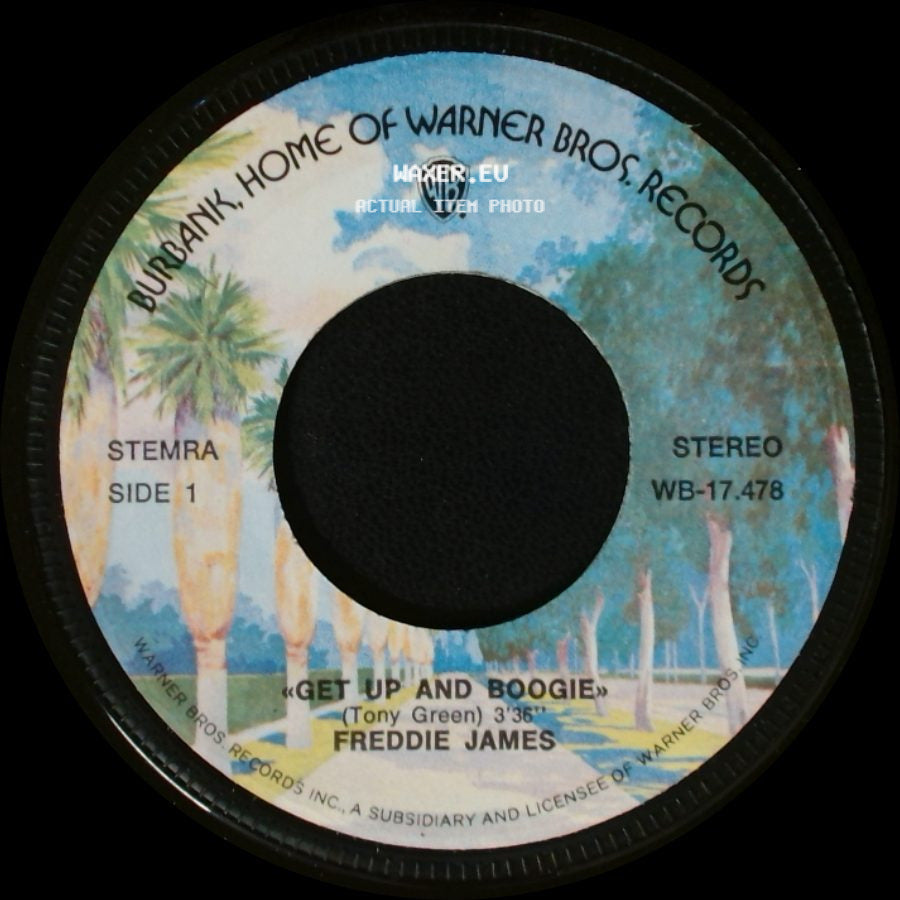 Freddie James - Get Up And Boogie / Get Up And Boogie (Instrumental) side A