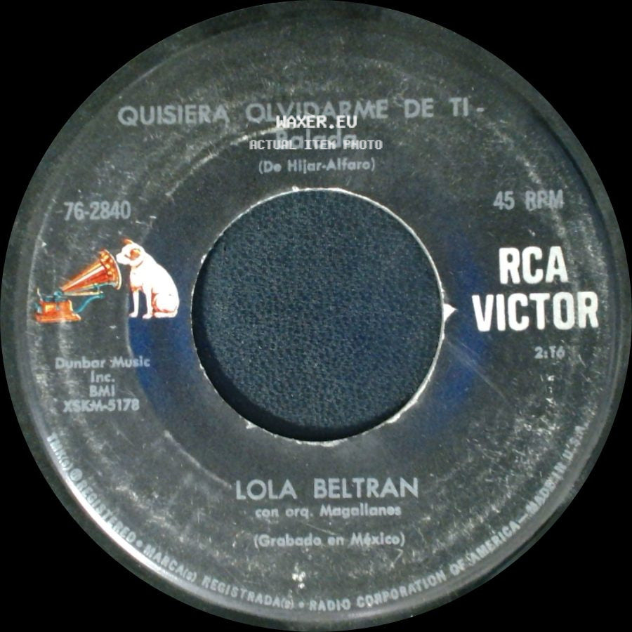 Lola Beltran - Esa - Balada (Lico) / Quisiera Olvidarme De Ti - Balada side B