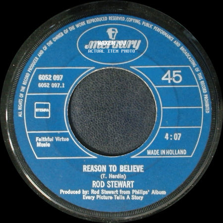 Rod Stewart - Maggie May / Reason To Believe side B