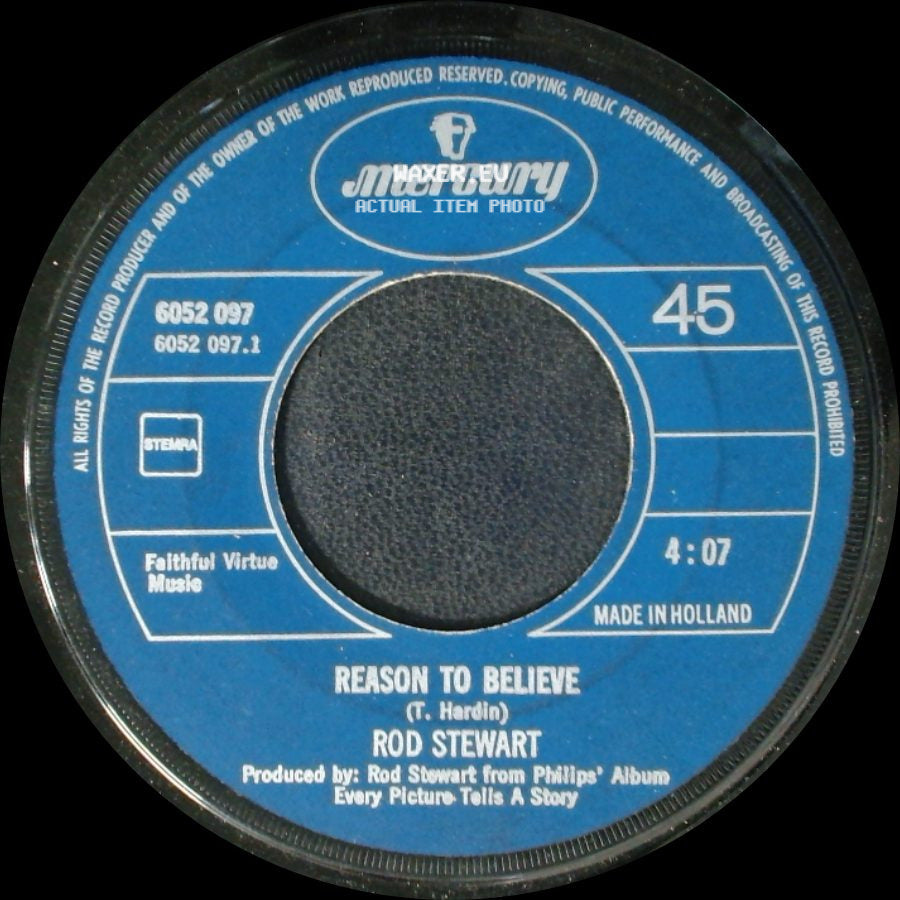 Rod Stewart - Maggie May / Reason To Believe side B