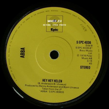 Abba - Fernando / Hey Hey Helen side B