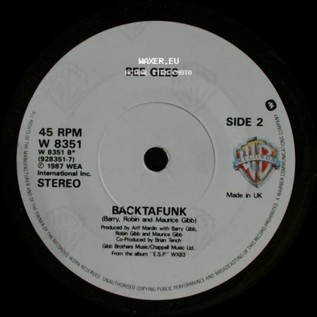 Bee Gees - You Win Again (Fade) / Backtafunk side B