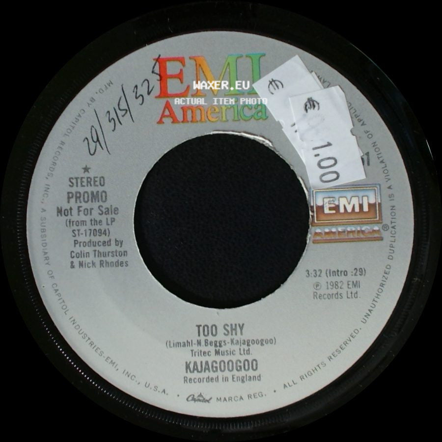 Kajagoogoo - Too Shy / Too Shy side A