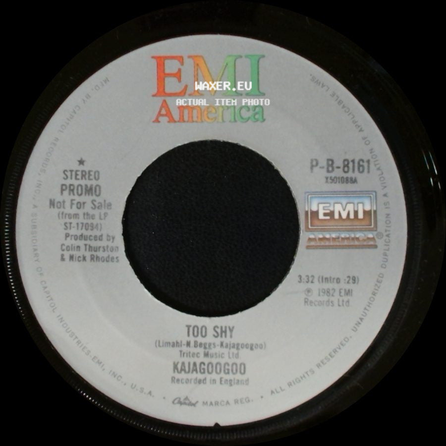 Kajagoogoo - Too Shy / Too Shy side B