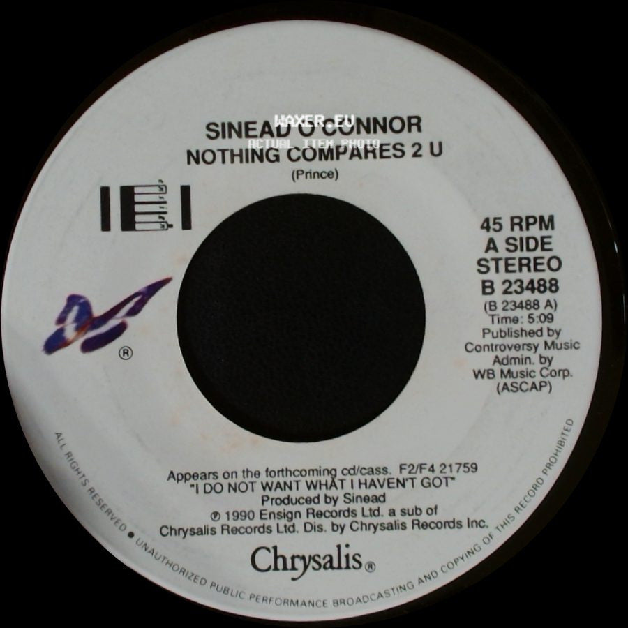 Sinead O'connor - Nothing Compares 2 U / Jump In The River side A