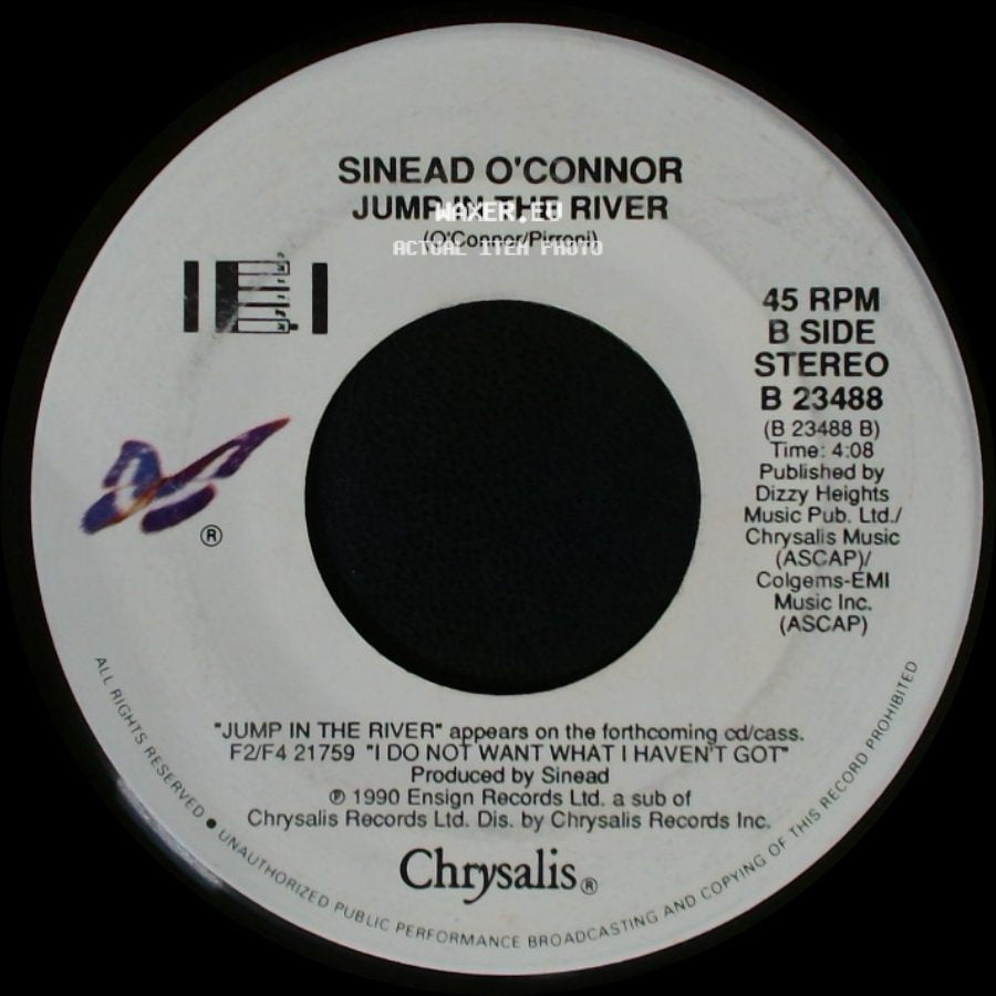 Sinead O'connor - Nothing Compares 2 U / Jump In The River side B