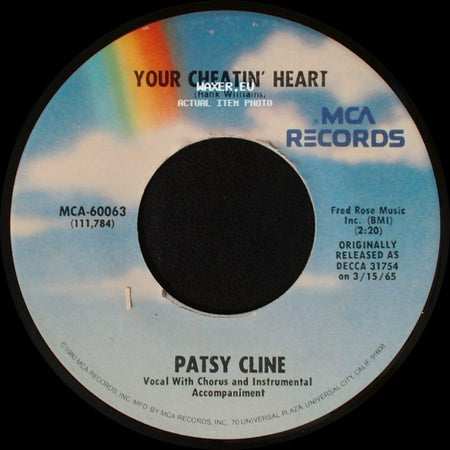 Patsy Cline - Crazy / Your Cheatin' Heart side B