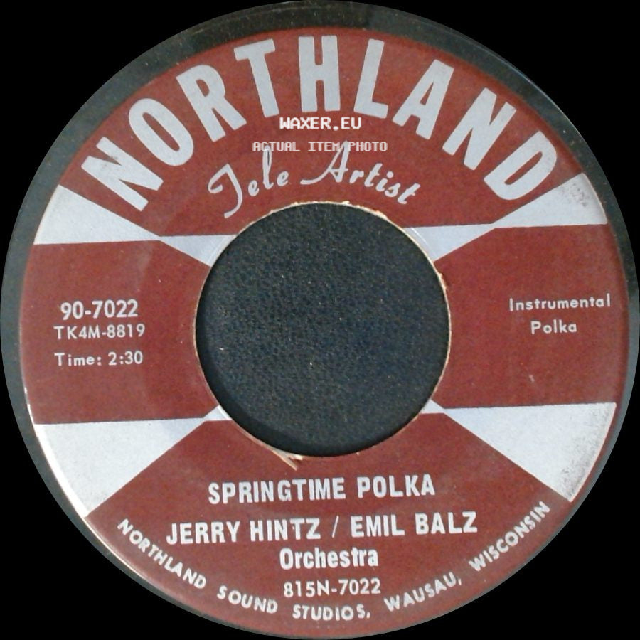 Jerry Hintz / Emil Balz Orchestra - Springtime Polka / Isabella Waltz side A