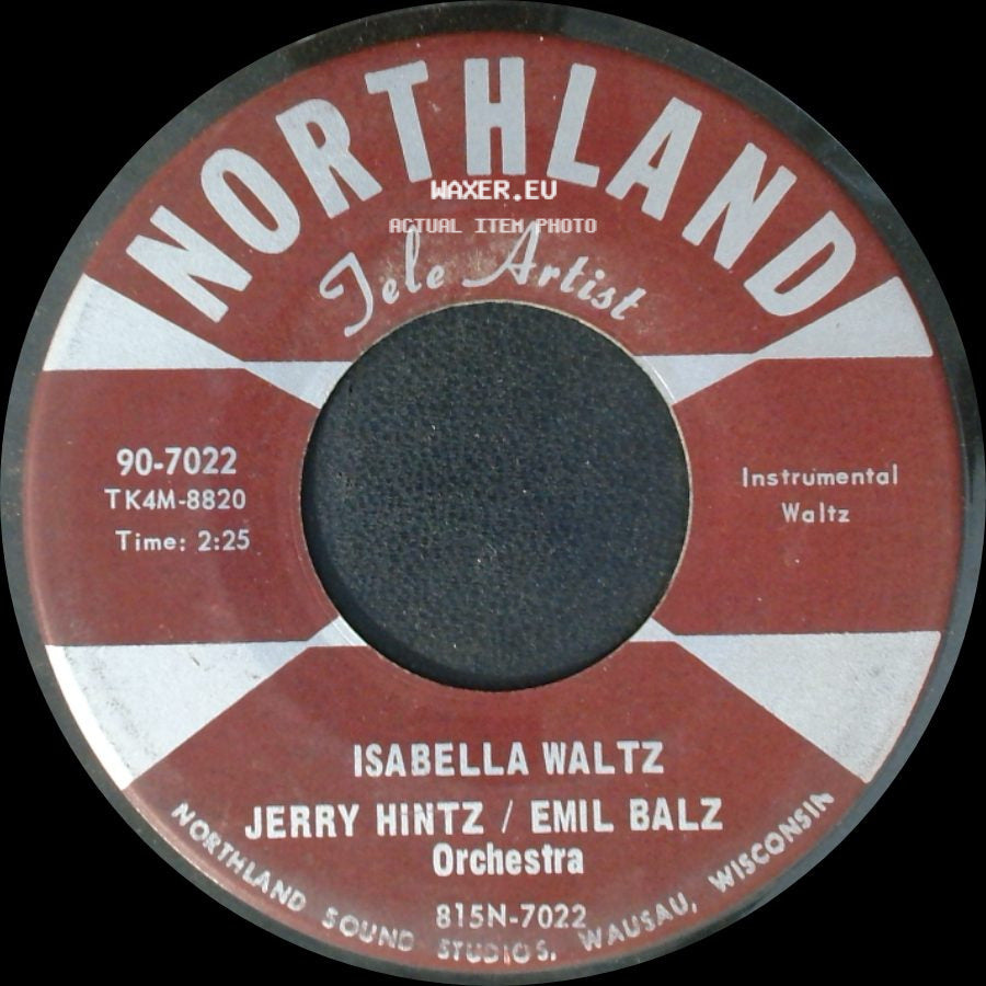 Jerry Hintz / Emil Balz Orchestra - Springtime Polka / Isabella Waltz side B