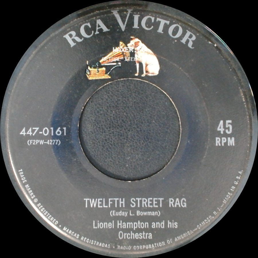 Lionel Hampton And His Orch. / Lionel Hampton And His Orchestra - On The Sunny Side Of The Street / Twelfth Street Rag side B