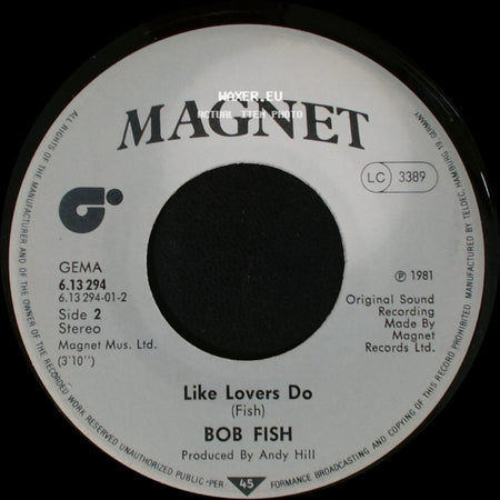Bob Fish - No Chance / Like Lovers Do side B