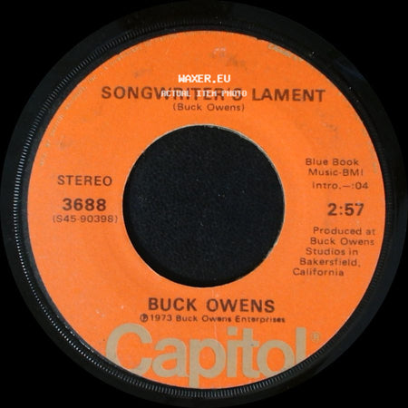 Buck Owens - Arms Full Of Empty / Songwriter's Lament side B