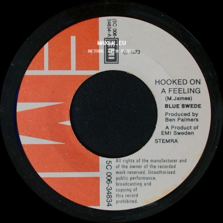 Blue Swede - Pinewood Rally / Hooked On A Feeling side B