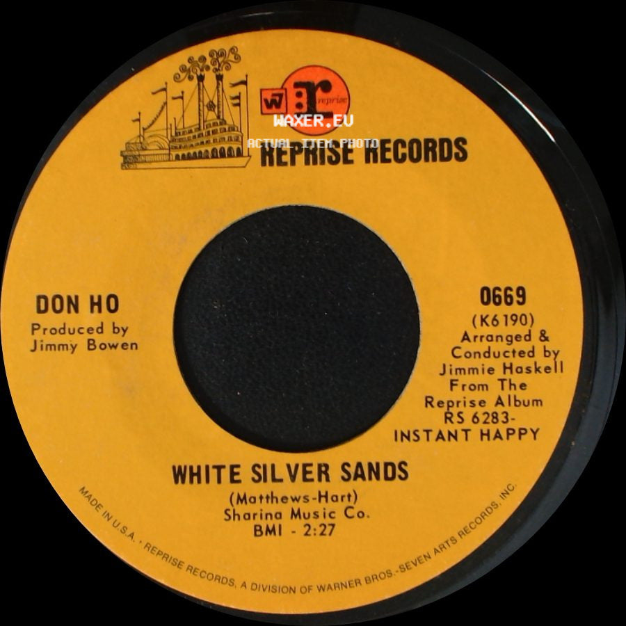 Don Ho - Instant Happy / White Silver Sands side B