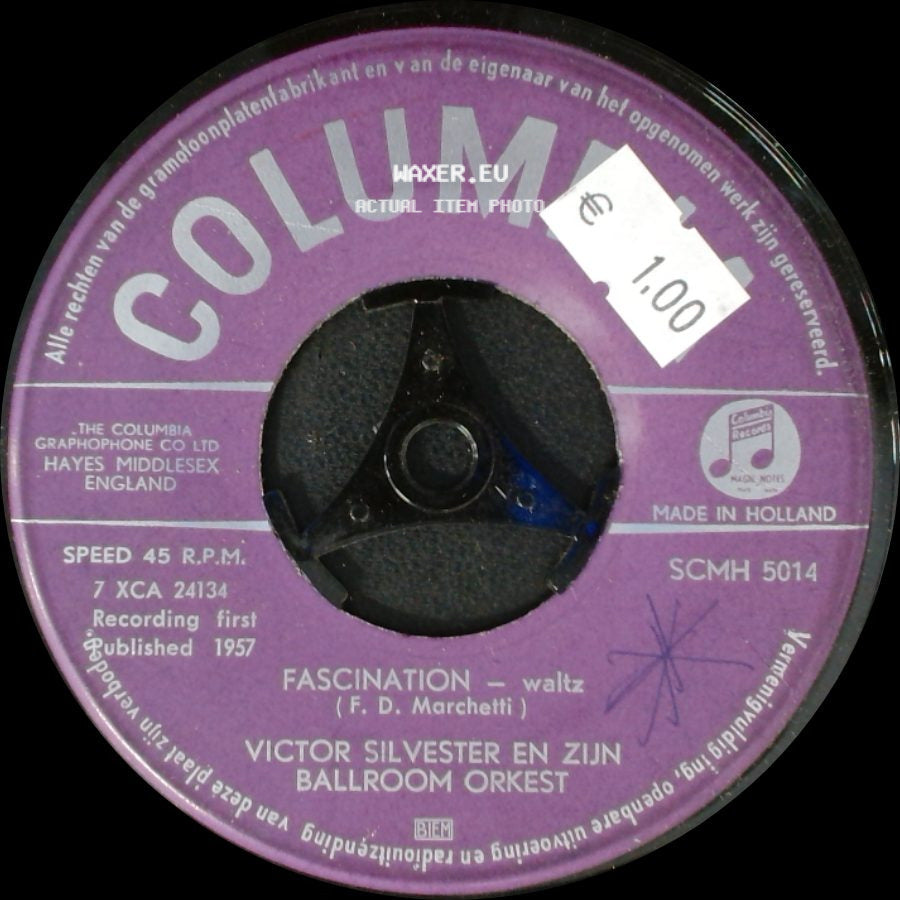 Victor Silvester En Zijn Ballroom Orkest - Fascination - Waltz / Around The World - Waltz side A