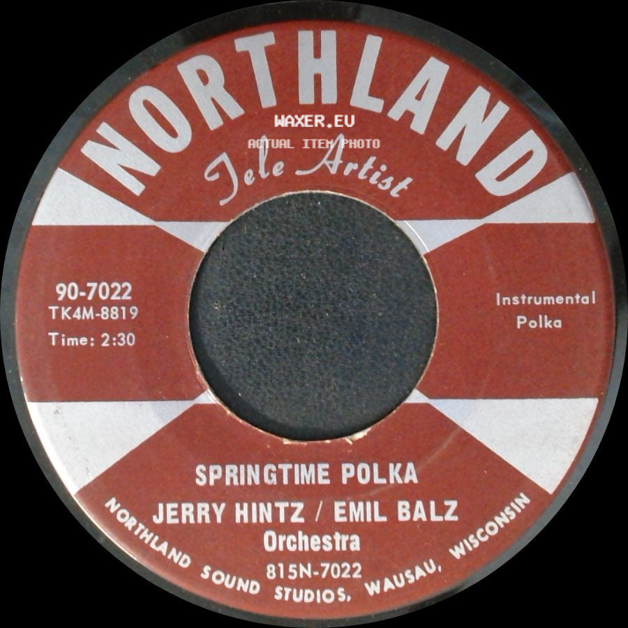 Jerry Hintz / Emil Balz Orchestra - Isabella Waltz / Springtime Polka side B